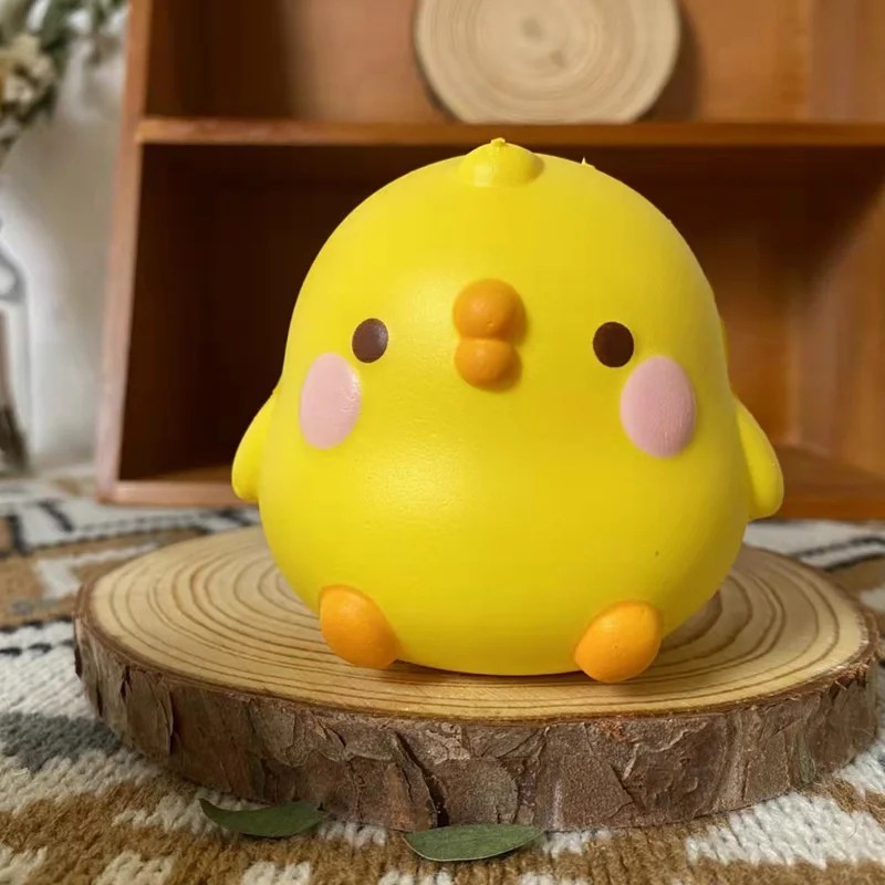 NEW Cute Chick Rabbit Strawberry Jumbo Squishy - Kawaii Animal Slow Rising Stress Ball for Adults