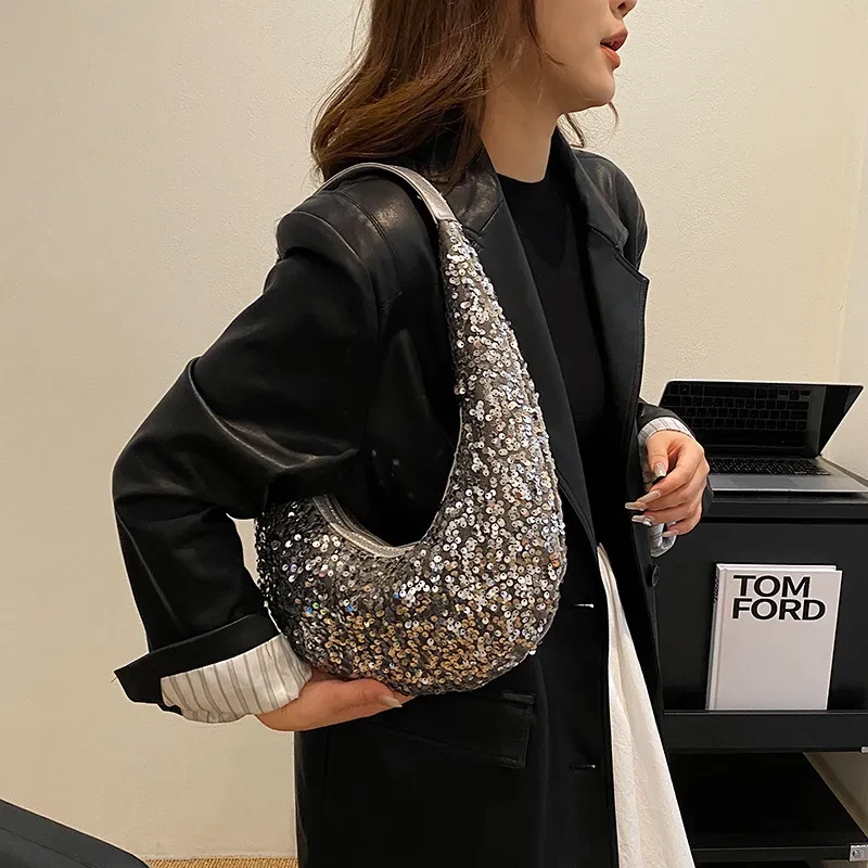 New Dinner All-match Sequins Handbag