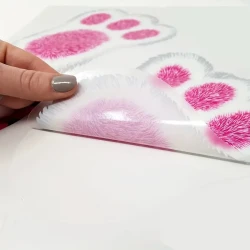 footprints Easter Decorations Bunny Footprints Kit for indoor