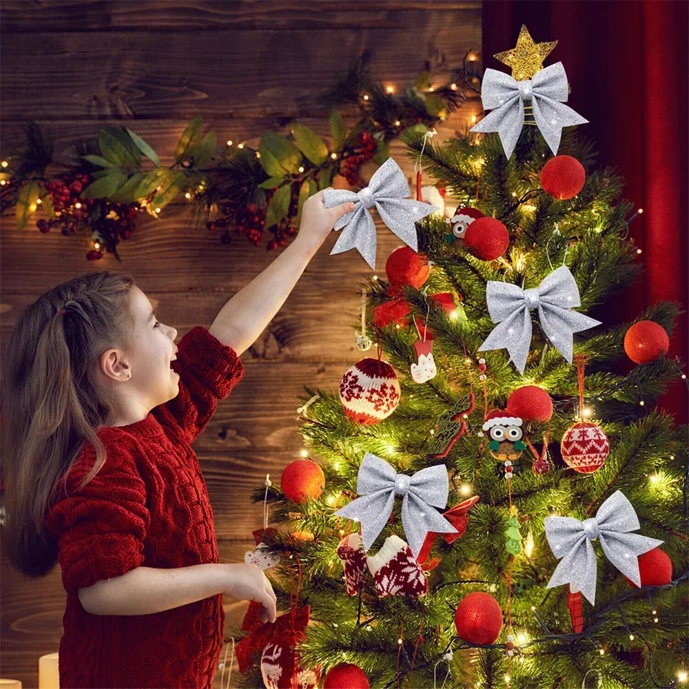 Sparkling Christmas Bows