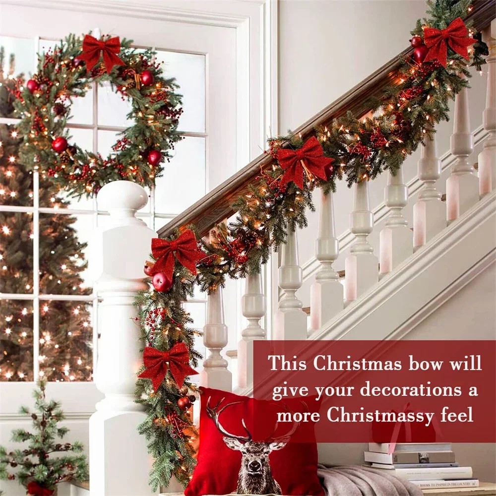 Sparkling Christmas Bows