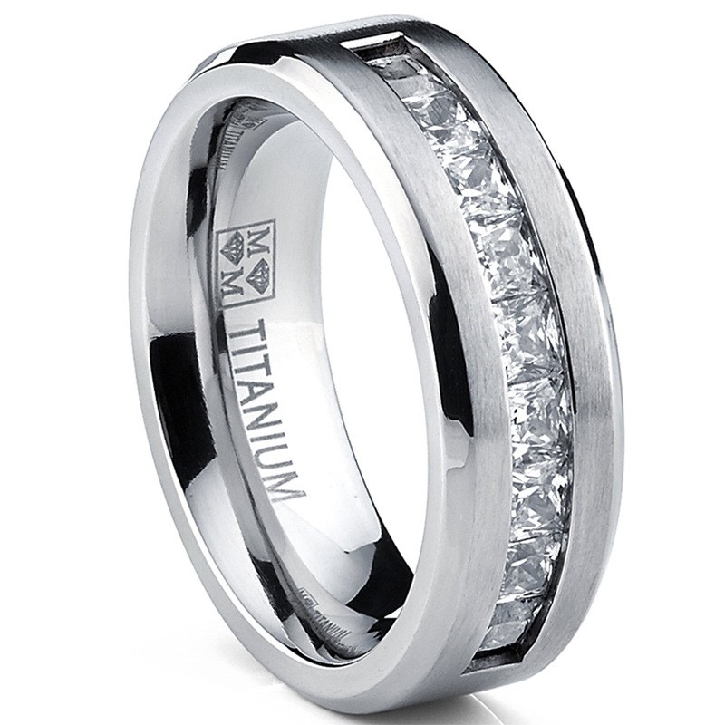 Silver Plated Stainless Steel Rings for Men