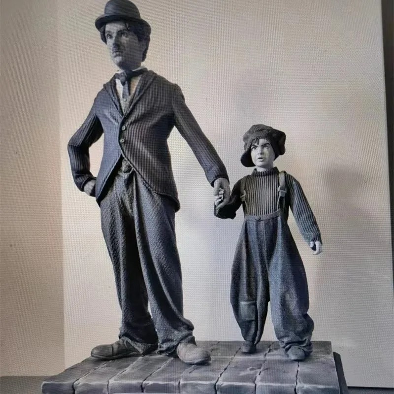 1/24 Scale Charlie Chaplin Movie Artist Resin Figure Assembled Model Kit
