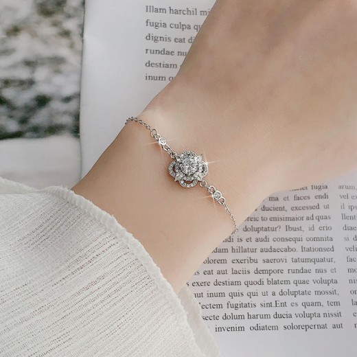 Summer 925 Sterling Silver Diamond Bracelet