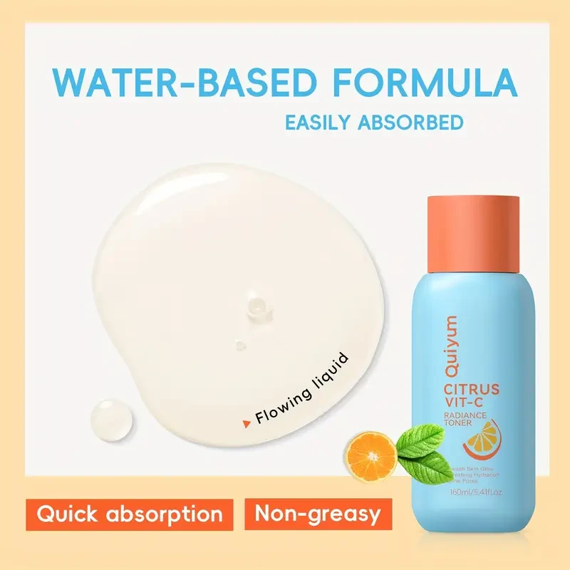 QUIYUM Citrus Vit-C Radiance Toner 160ml/5.41fl.oz