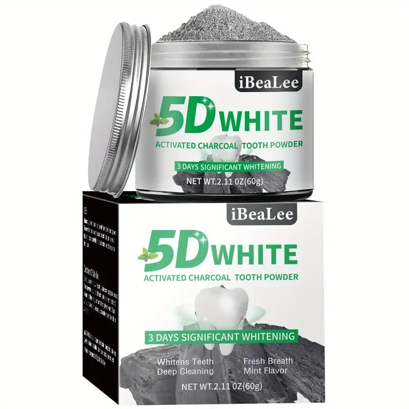 iBeaLee Bamboo Charcoal Teeth Whitening Powder