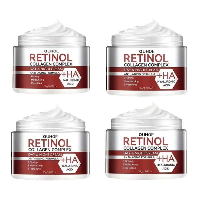 4pcs OUHOE Retinol Collagen Complex Day & Night Cream