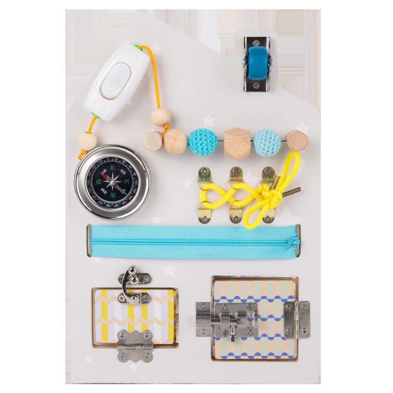 Wooden Unlocking Board Infant And Children's Educational Toys