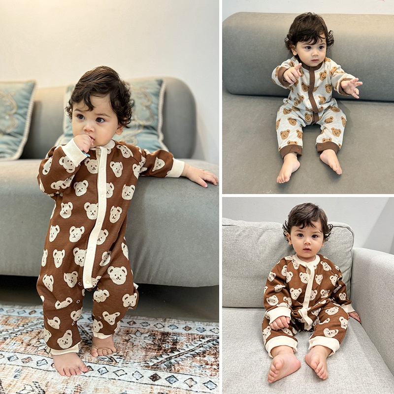 Baby Autumn Jumpsuit Knitted Bear