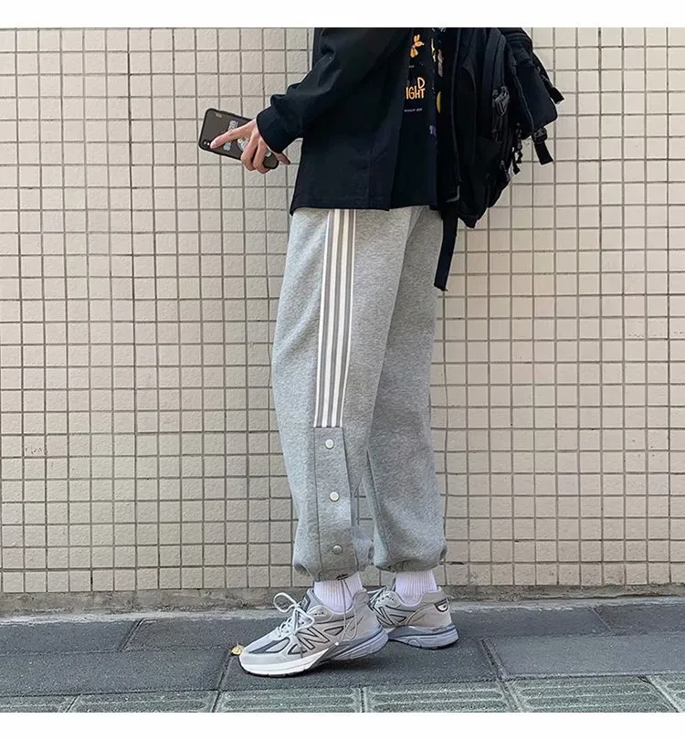 Spring And Autumn Student Track Pants Korean Style
