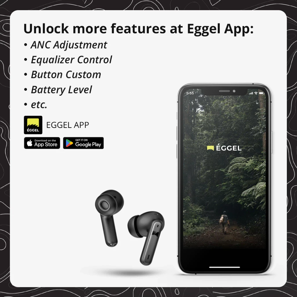 Eggel QuietBuds S ANC + ENC TWS Bluetooth Earbuds with Low Latency Mode