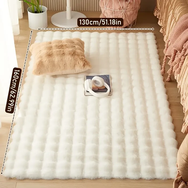 Ultra-Soft Faux Rabbit Fur Fluffy Blanket