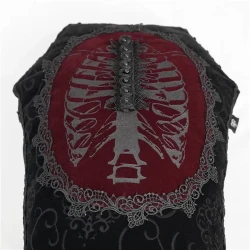 Terrifying Rib Coffin Shaped Long Pillow