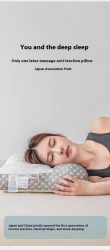 Class A Soybean Japanese-style Anti-traction Thickened Neck Pillow