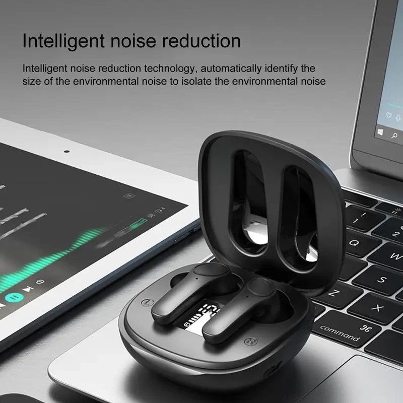 1 Pair Ourlife Wireless AI Headphones with Real-Time Language Translation, Noise Cancelling Voice Call, Touch Control Volume, Type-C Rechargeable, Compatible with iOS & Android - Ideal for Travel & Conferences