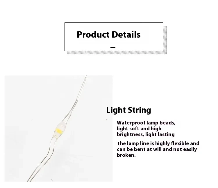 LED Candle Bottle Stopper Light Strip Flashing