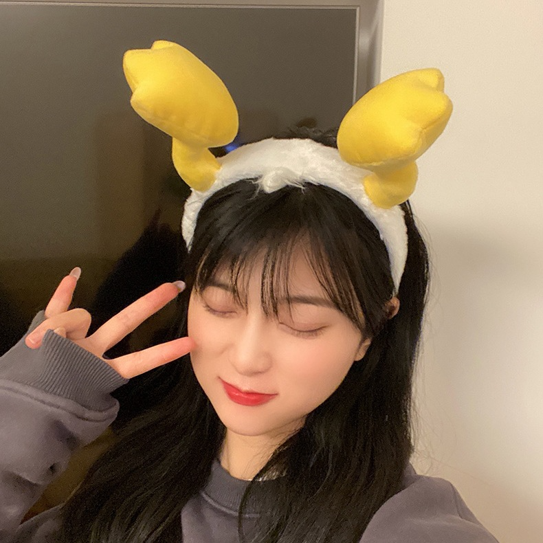 Headband Cartoon Hair Pin Plush Headdress