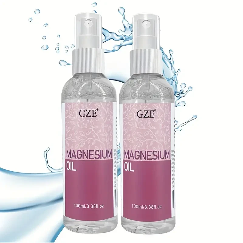 2 Pack Pure Magnesium Oil Spray for Rapid Muscle and Relaxation