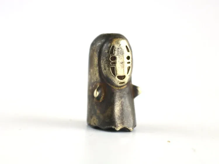 Cartoon Brass Four Eyed Bird DIY Ornament Pendant