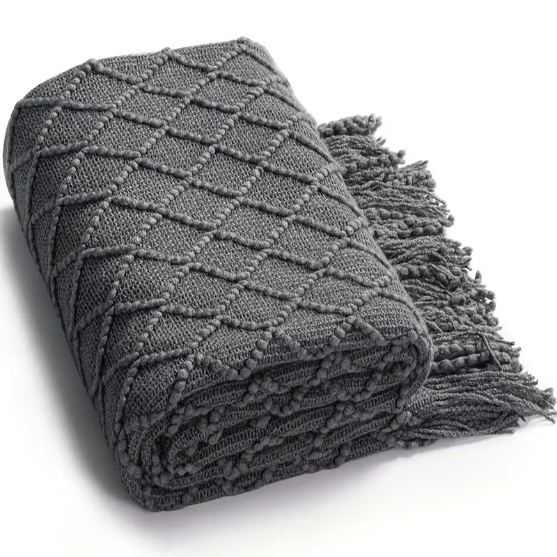 Knitted Blanket Super Soft Textured