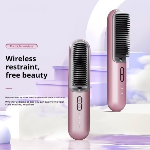 Wireless Straight Comb Portable 60 Million Anion Hair Care Electric Comb