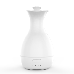 200ML Ultrasonic Air Humidifier Flower Arrangement Aroma Essential Oil Diffuser With Colorful Night Light For Home Office