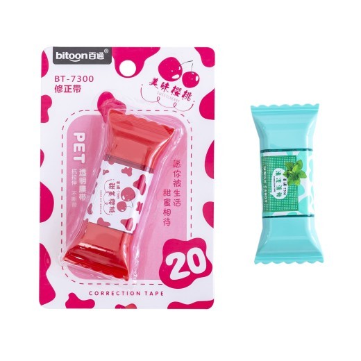 Candy Shape Correction Tape Cartoon Mini Correction Tape