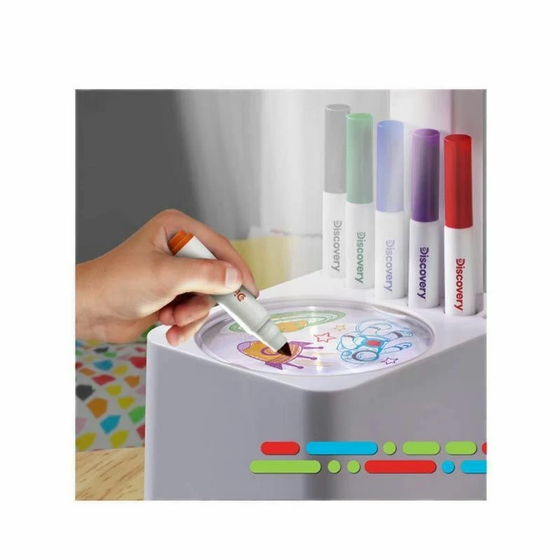 Discovery Toy Sketcher Projector With 6 Color Markers