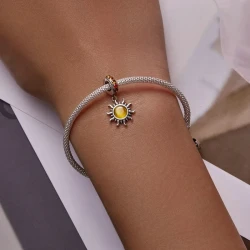 Women's Little Sun DIY Bracelet Pendant