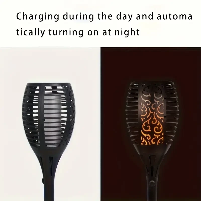 LED Solar Flame Lights, Atmosphere Lights, Festive Atmosphere, Gift Giving
