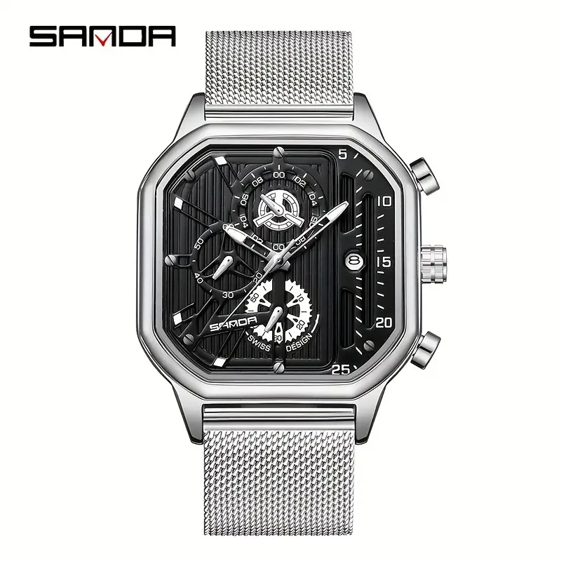 SANDA Men'S Fashion Sports Watch