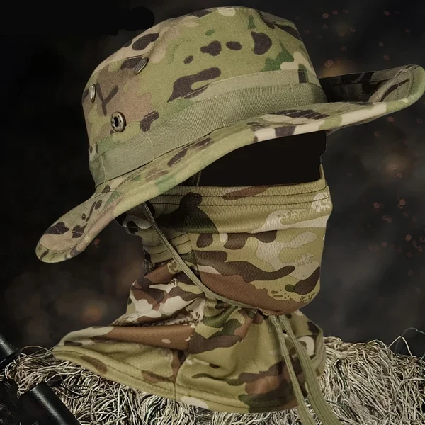 Cooling Neck Gaiter Face Mask Boonie Hat Set