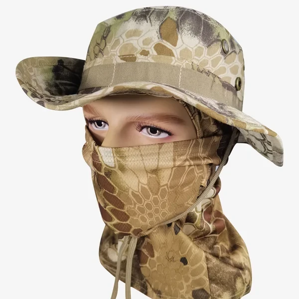 Cooling Neck Gaiter Face Mask Boonie Hat Set