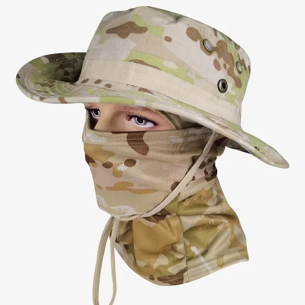 Cooling Neck Gaiter Face Mask Boonie Hat Set