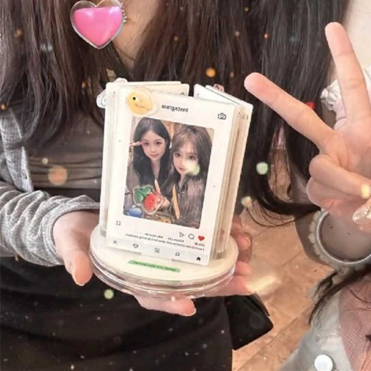Creative Rotating Stand Photo Acrylic Photo Frame
