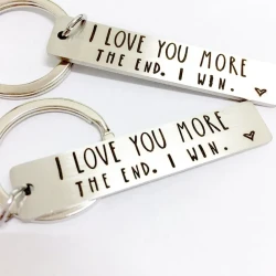 Stainless Steel Keychain Female Personality Trend
