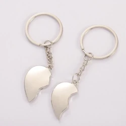 New Creative Korean Romantic Heart-Shaped Gift Couple Keychain