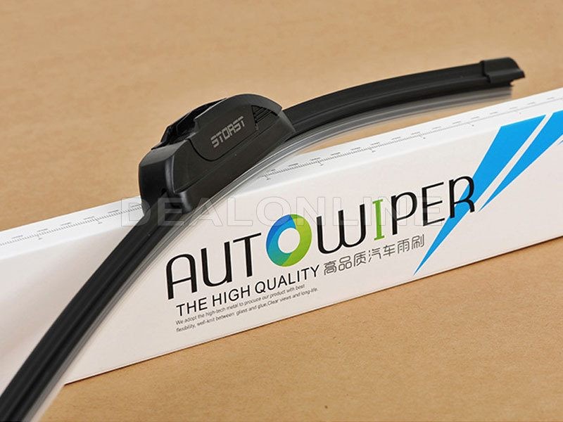 (1PC) Universal Frameless Wiper Blade, J HOOK,14" - 26"