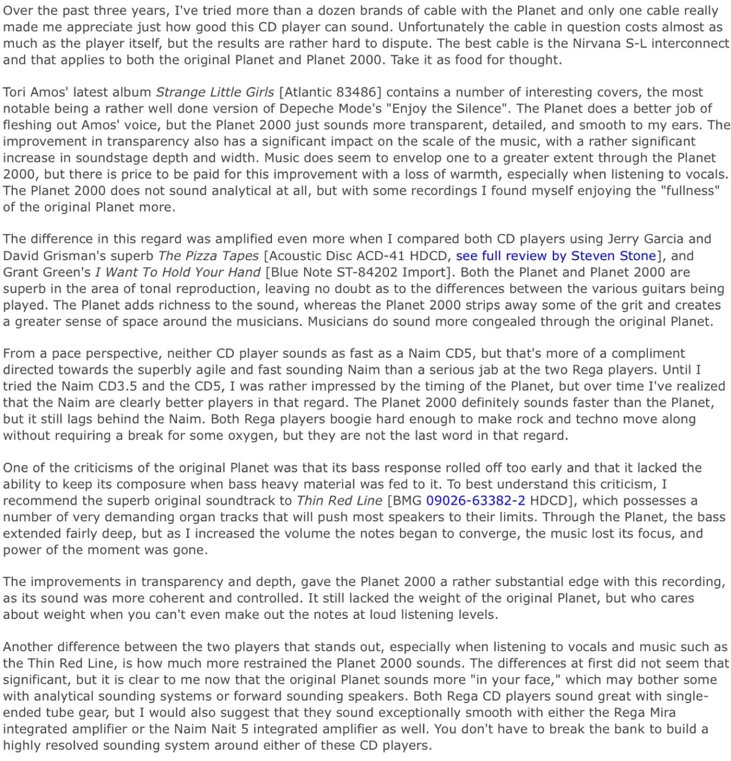 REGA PLANET 2000 CD PLAYER -Brand new laser mech. August 2024