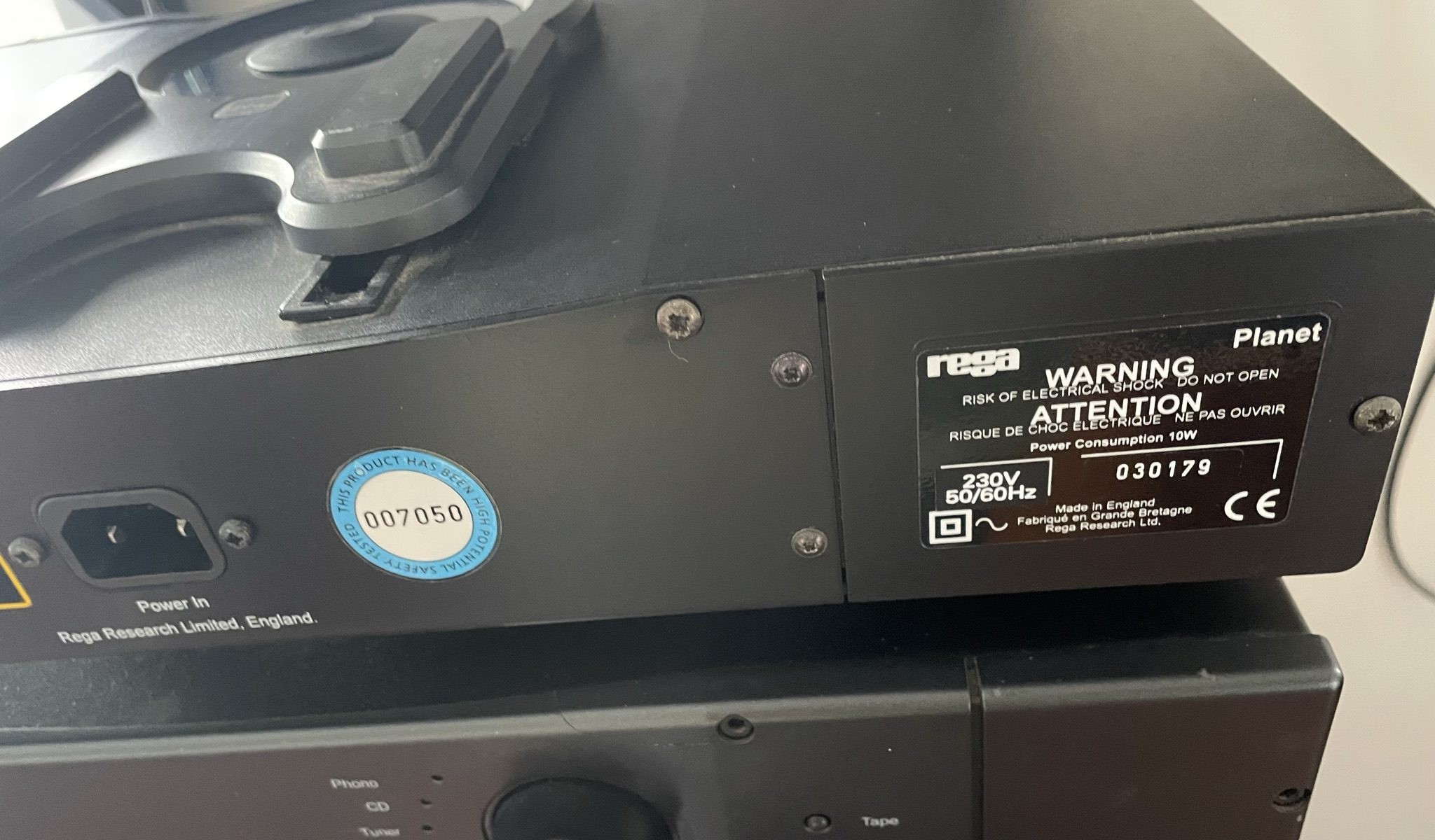 REGA PLANET 2000 CD PLAYER -Brand new laser mech. August 2024