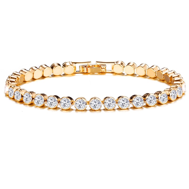 14K Gold Filled Tennis Bracelet