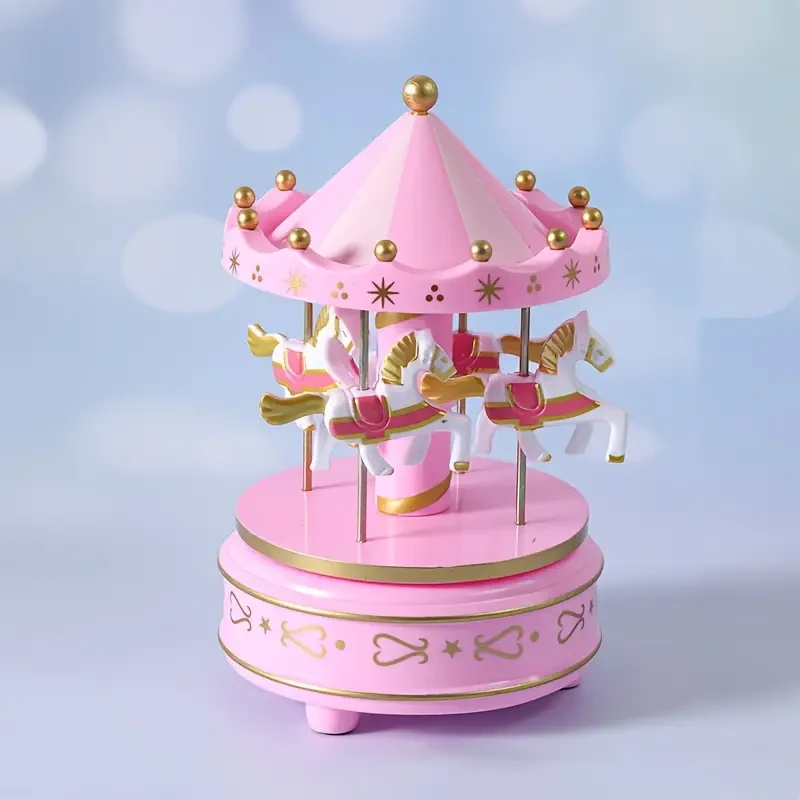 Glam Style Carousel Music Box