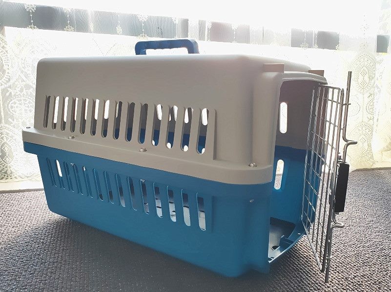 Dog Cage Cat Cage Pet Travel Cage/Carrier Size L - BLUE