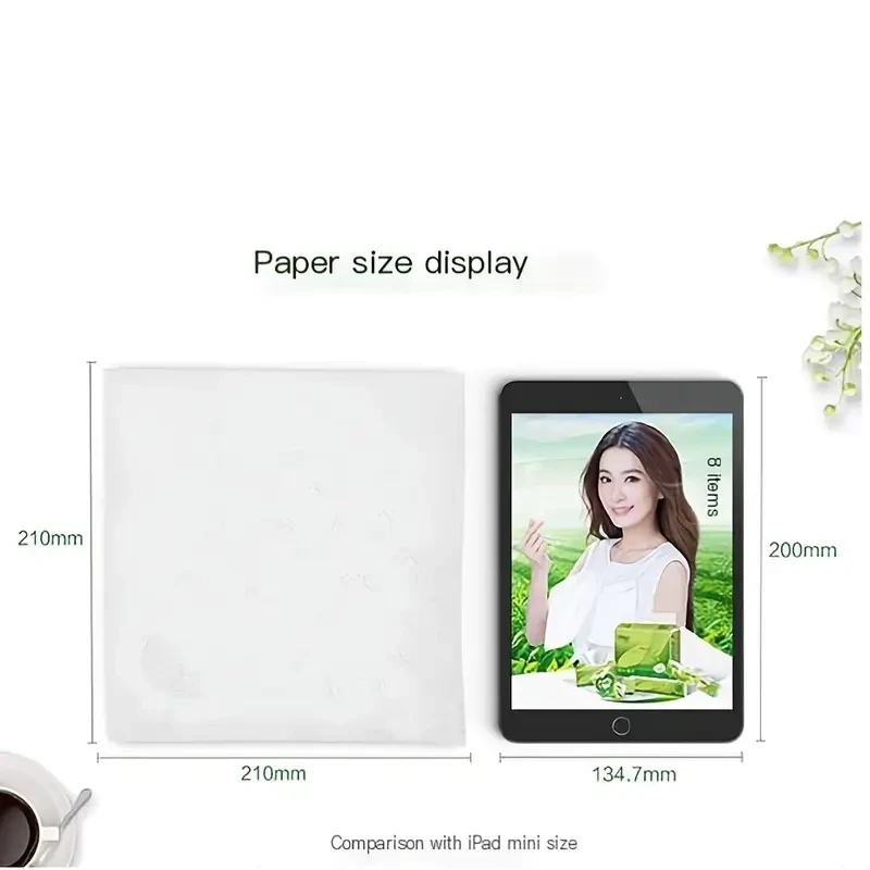 Hearttex Premium 4 Ply Pocket Tissue, Green Tea Scent, 8pcs/bag, 10 Bags/pack. Big Size Mm*mm, Super Strong And Soft, High Quality, 100% Virgin Pulp, High Temperature Treatment, No OBA