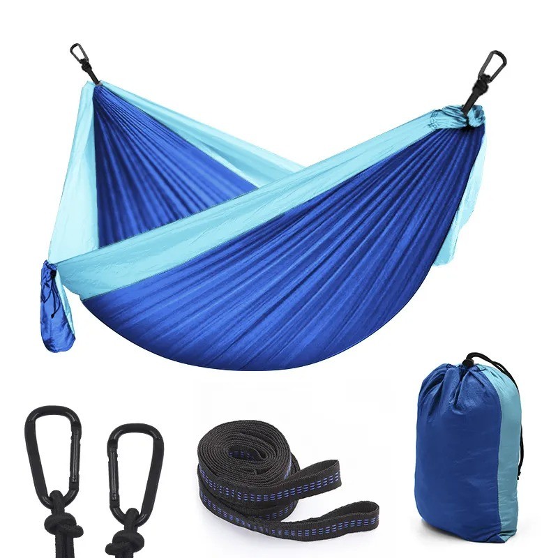 Double Camping Parachute Hammock - Outdoor Survival and Leisure