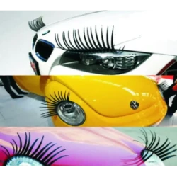 Headlight Eyelash Sticker Car Eyelashes Car False Eyelashes Car Sticker Electric Eye Sticker (2 Pack)