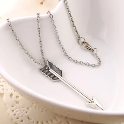 Women's Vintage Arrow Necklace Sweater Chain