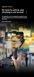 Selfie Three-axis Anti-shake Hand-held Tripod Head Mobile Phone Stabilizer