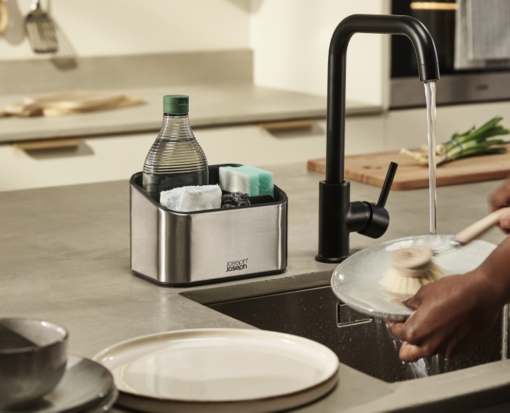 Surface Stainless Steel Sink Tidy - Joseph Joseph
