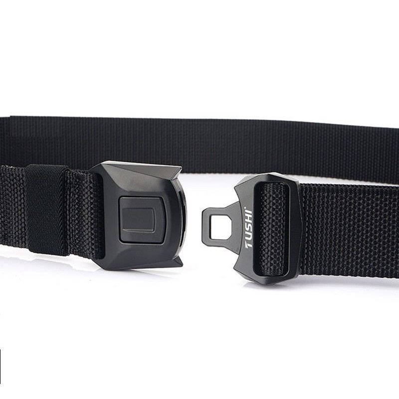 Tactical Belt Military Hiking Nylon Tool Belts Heavy-Duty Quick Release Buckle